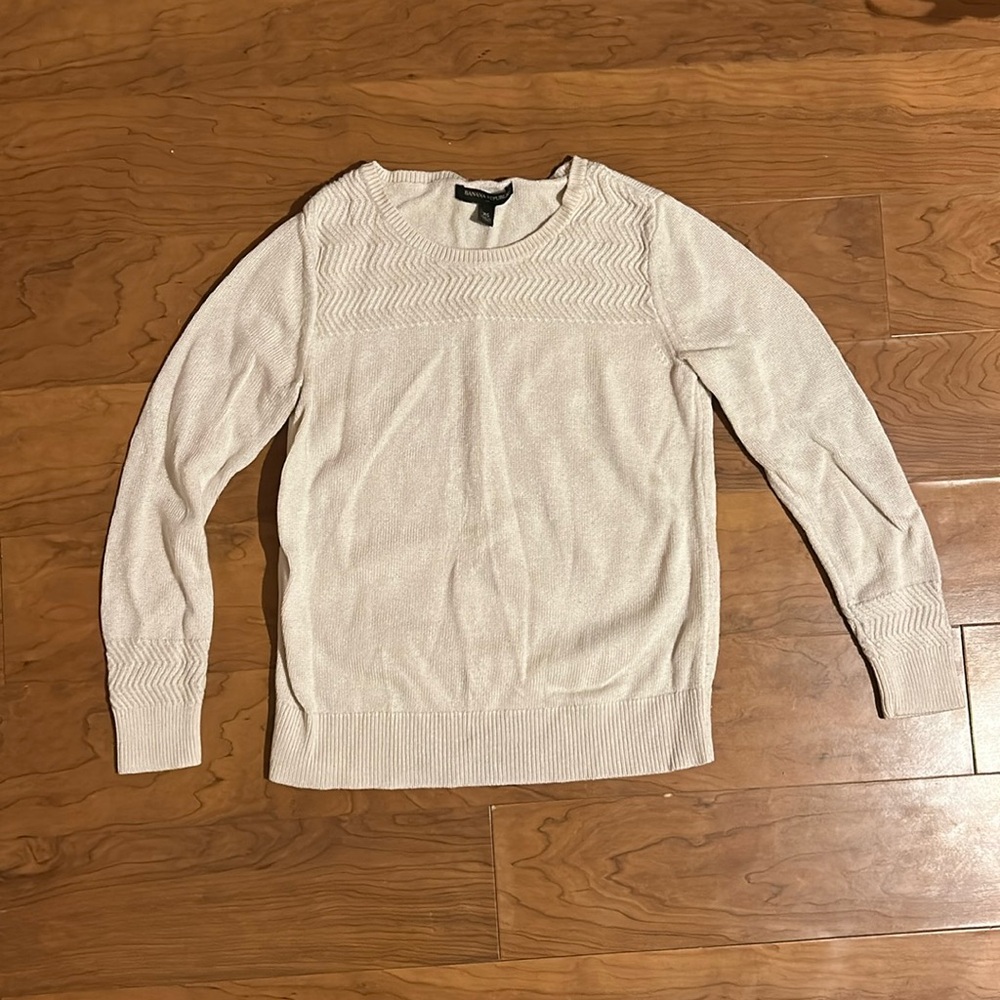 Ivory Banana Republic XS sweater